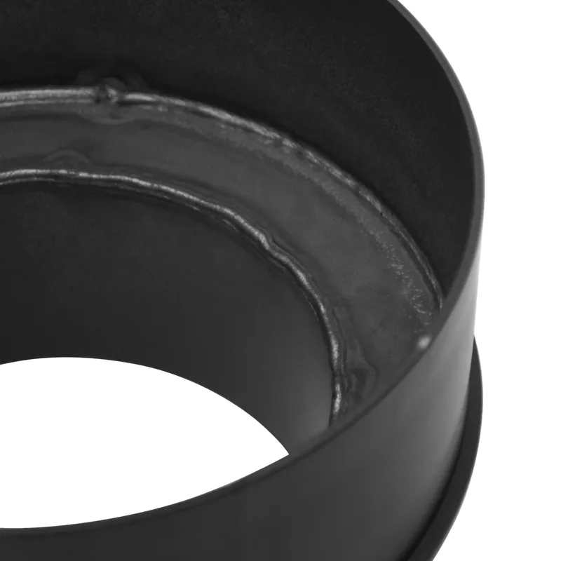 Raik Basic Extension 150mm – 250mm noir droit pour tuyau de fumée / conduit de fumée