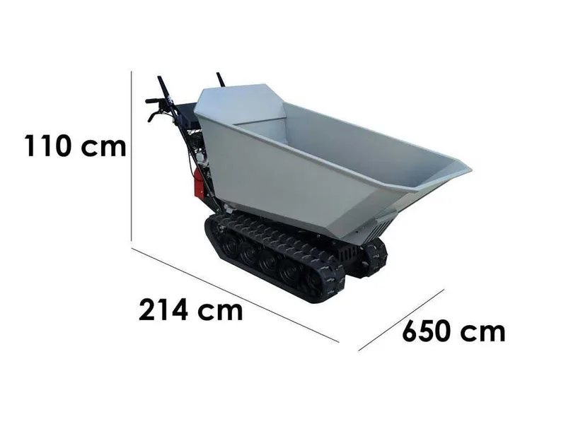 Honda HP 500H IT - Brouette motorisée à chenilles avec benne dumper - Capacité 500 kg - Transmission hydrostatique
