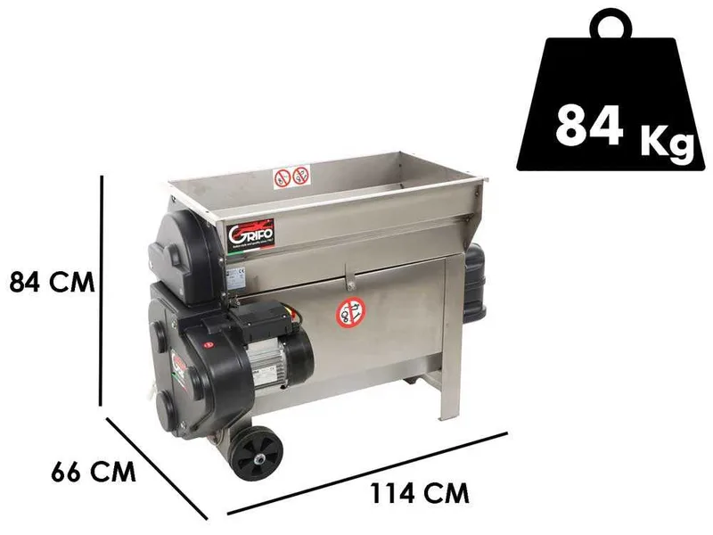 Grifo DVEP20I - Égrappoir électrique à cuve