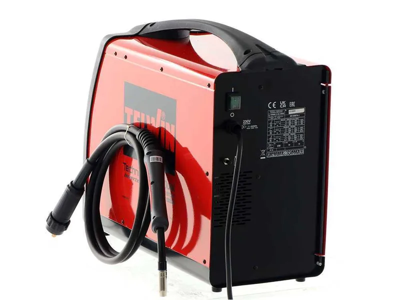 Poste à souder inverter à fil Telwin Technomig 215 Dual Synergic - gas/no gaz-mig-mag, mma et tig