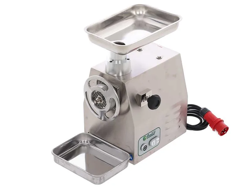 Fimar 22RS - Hachoir à viande électrique - 400 V - 1,5 CV - Groupe de hachage en aluminium - Avec inverseur de marche