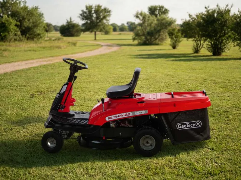 GeoTech RM 75-610 BSM - Tracteur mini-rider avec boîte de vitesses mécanique - Moteur 224 cm³