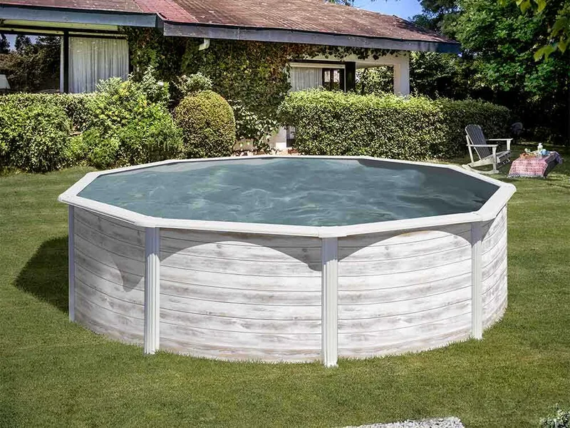Gre Finlandia ronde Ø300 x 120 cm - Piscine hors-sol en acier