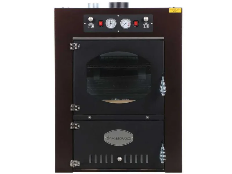 Rossofuoco Garden Color 65 - Four à bois encastrable Marron