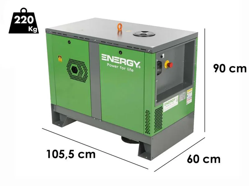 Energy EY-7MDE-SA AVR - Groupe électrogène - 5 kW monophasé diesel ATS
