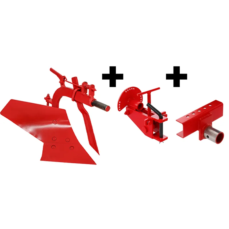 Charrue monosoc MD-05 avec attache rapide réglable et barre porte-outils - Pour motoculteurs de 6 à 10 CV