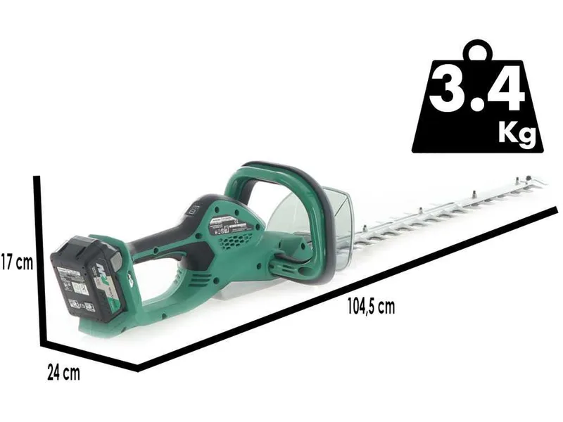HiKOKI CH3656DA - Taille-haie à batterie avec lame de 62 cm