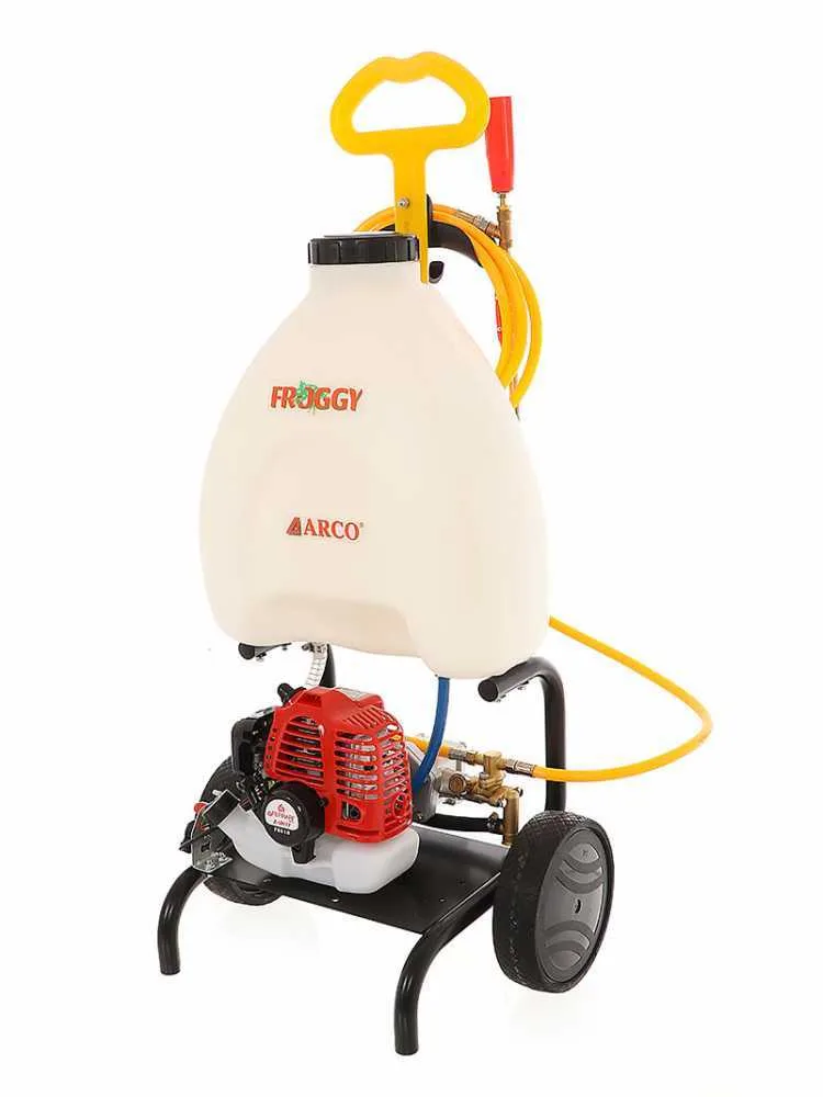 Pompe de pulvérisation thermique ARCO Froggy Super S 25A à trolley avec moteur 2 temps
