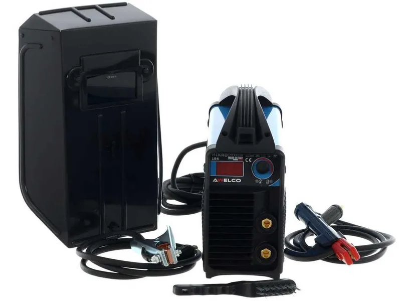 Poste à souder inverter à électrode MMA Awelco MIKRO 184 - 160A - 230V @160A - valise/kit
