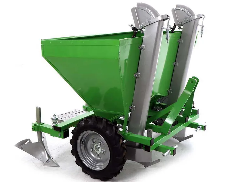 Bomet Gemini - Planteuse de pommes de terre double rang - Roues en caoutchouc