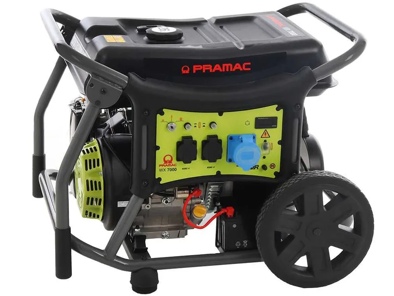 WX7000 Pramac - Groupe électrogène 6.1 kw monophasé à essence - Sur chariot