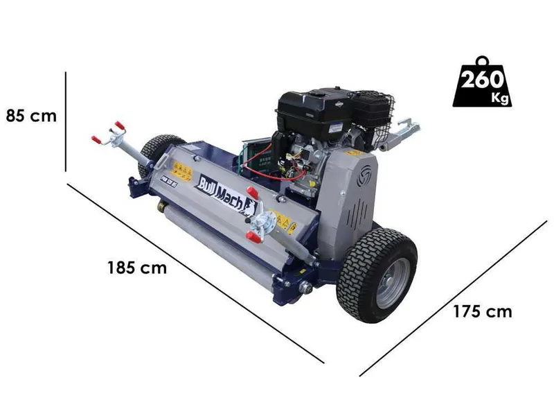 BullMach PAN 120 BS - Tondeuse débroussailleuse pour quad - B&S XR2100