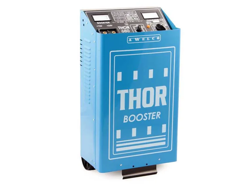 Awelco THOR 650 Booster - Chargeur de batterie/démarreur - sur chariot - monophasé - batteries 24-12V