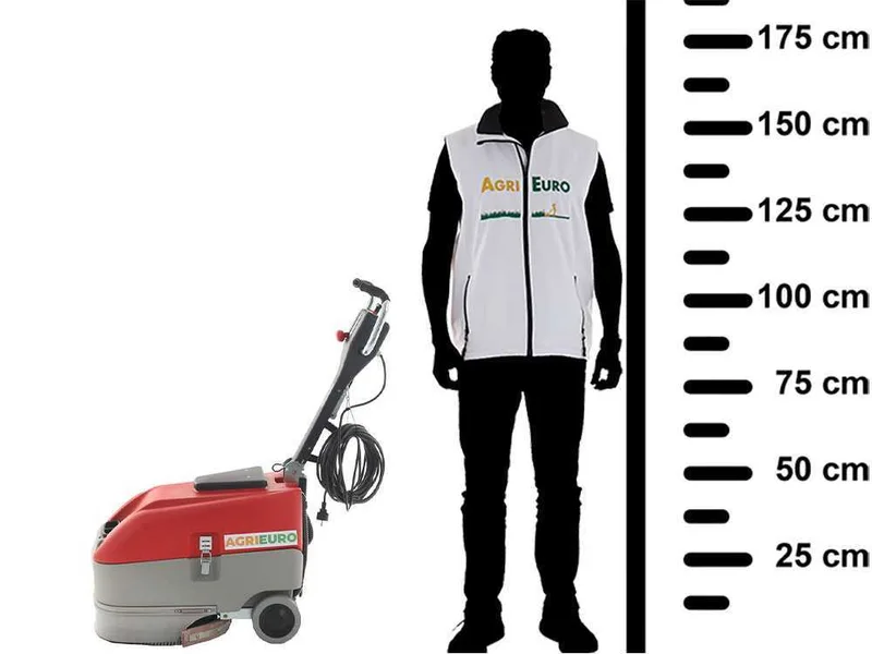 Autolaveuse électrique U.T. LP-350-E - 3 en 1 : lave, sèche et aspire