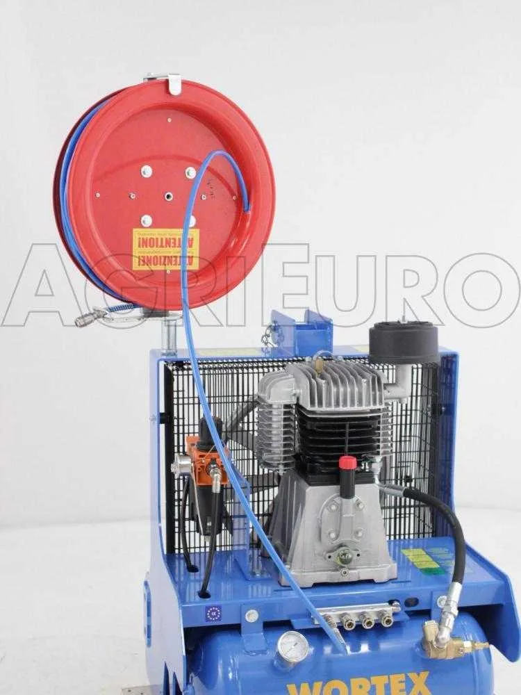 Enrouleur automatique avec 50 m de tuyau Polyuréthane à air comprimé pour compresseur