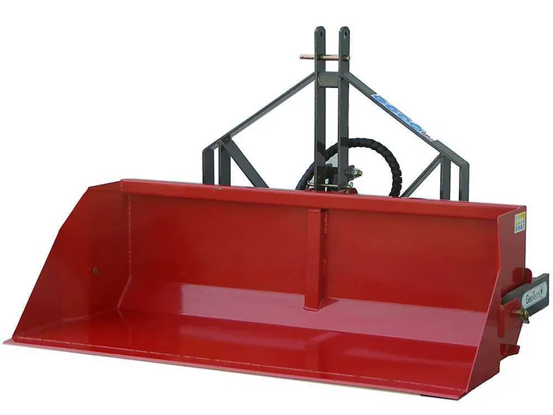 Godet hydraulique pour tracteur GeoTech de 180 cm - Série Lourde - Charge 700 Kg