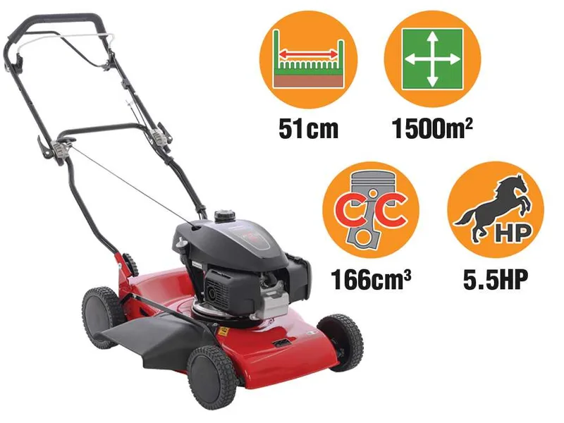 Marina Systems Biomulch 51 SH - Tondeuse à gazon mulching - Moteur Honda GCVx 170