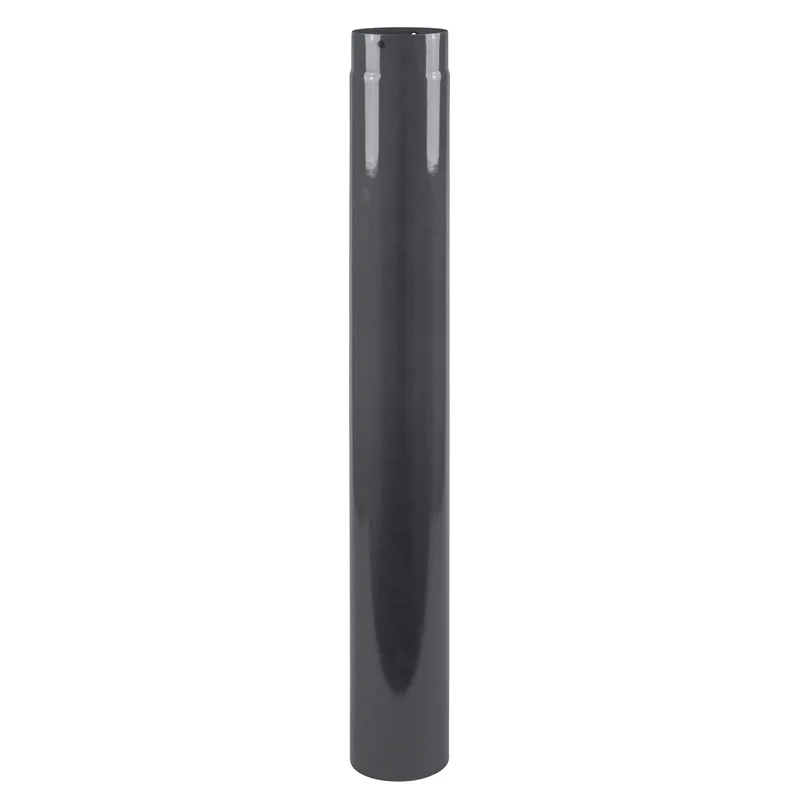 Tuyau de fumée / Tuyau de poêle émaillé 150 mm - 1000 mm gris