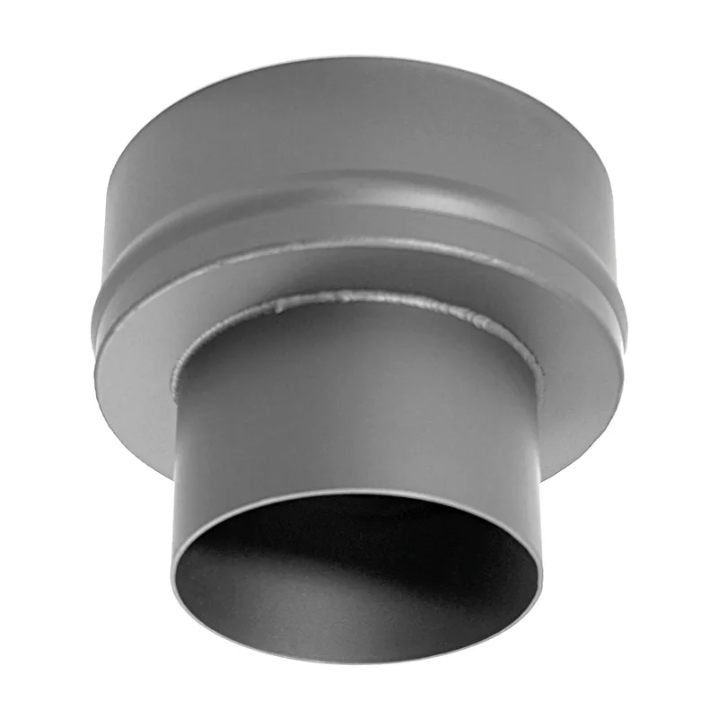 Extension de conduit de fumée / tuyau de poêle Raik 130mm - 200mm gris fonte