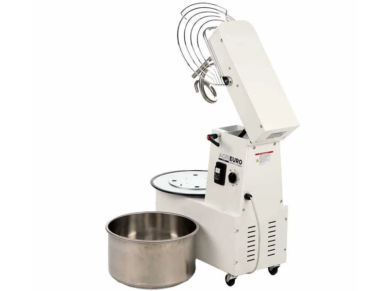 Pétrin à spirale relevable Mixer 4000 T Deluxe - 32 kg triphasé à 1 vitesse