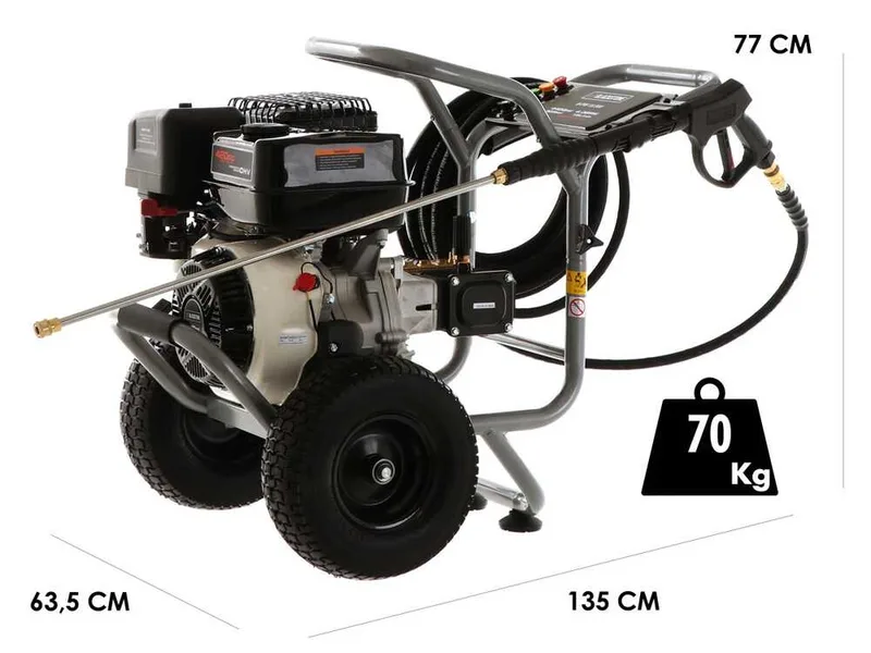 BlackStone B-PW 15/300 - Nettoyeur haute pression thermique - 310 bar - 900 l/h - Moteur Ducar DH420 - avec pompe Annovi & Reverberi