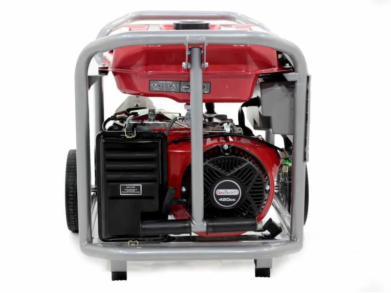 GeoTech Pro GGP 8000 - Groupe électrogène sur chariot avec AVR 6.5 kW - Continue 6 kw Monophasé