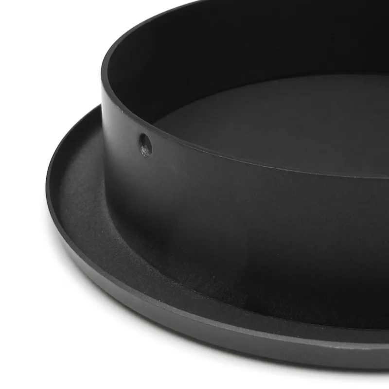 Raik Basic clapet aveugle 120mm noir pour tuyau de fumée / conduit de fumée