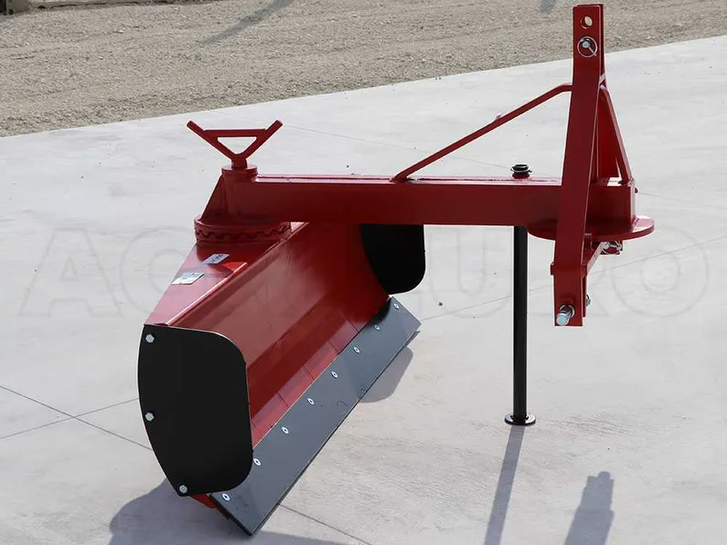 Lame niveleuse pour tracteur AgriEuro LLM200 - Série Médium - Pivot d'attelage et pelle rotatifs