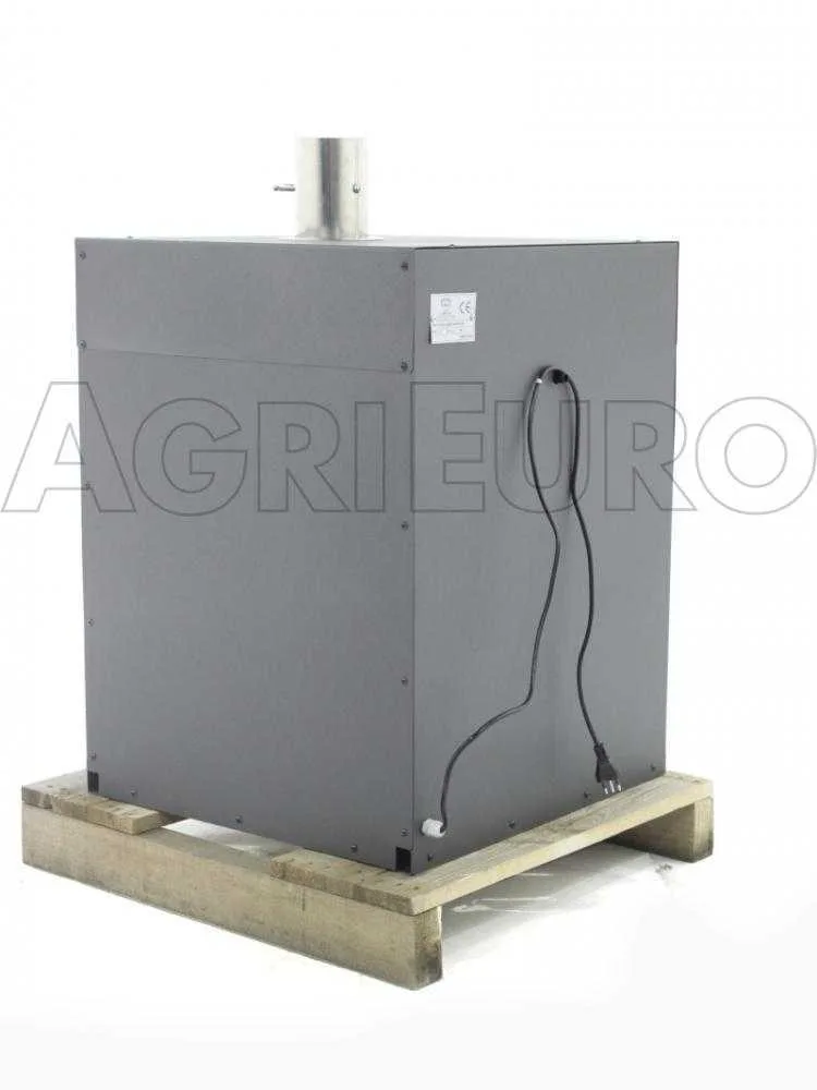AgriEuro Minimus 50 Mini Inc - Four à bois en acier inox encastrable - 2 étages