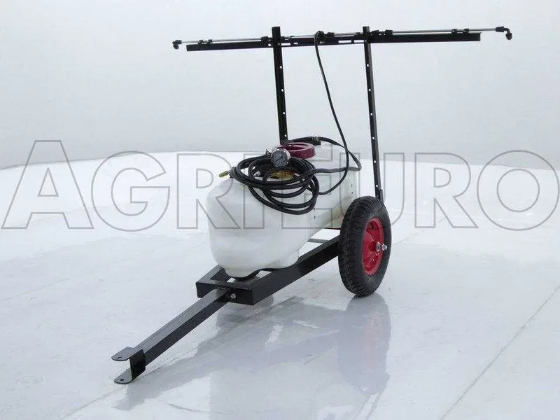 GeoTech CZ60D - Cuve de pulvérisation pour tracteur tondeuse - Pompe 12V - 60L