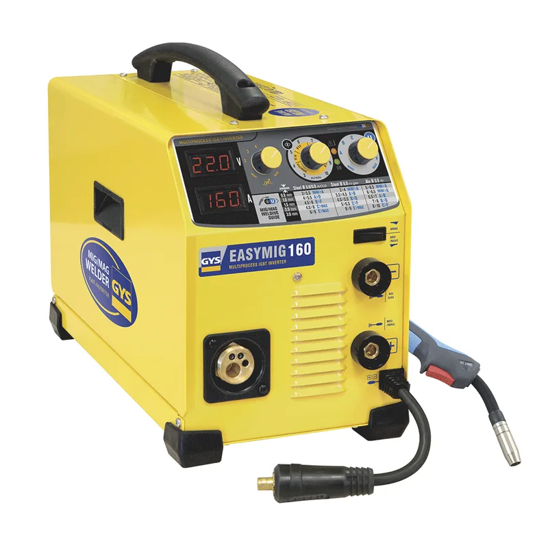 Gys Easymig 160 - Poste à souder Inverter (mig/mag : gaz, sans gaz et mma) - à courant continu (DC)