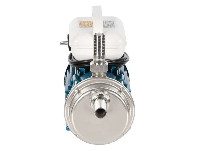 Tellarini ALM 25 - Pompe électrique de transfert pour huile en acier inoxydable - Raccord droits en acier inoxydable - Monophasée - 230V - Choisissez vos raccords