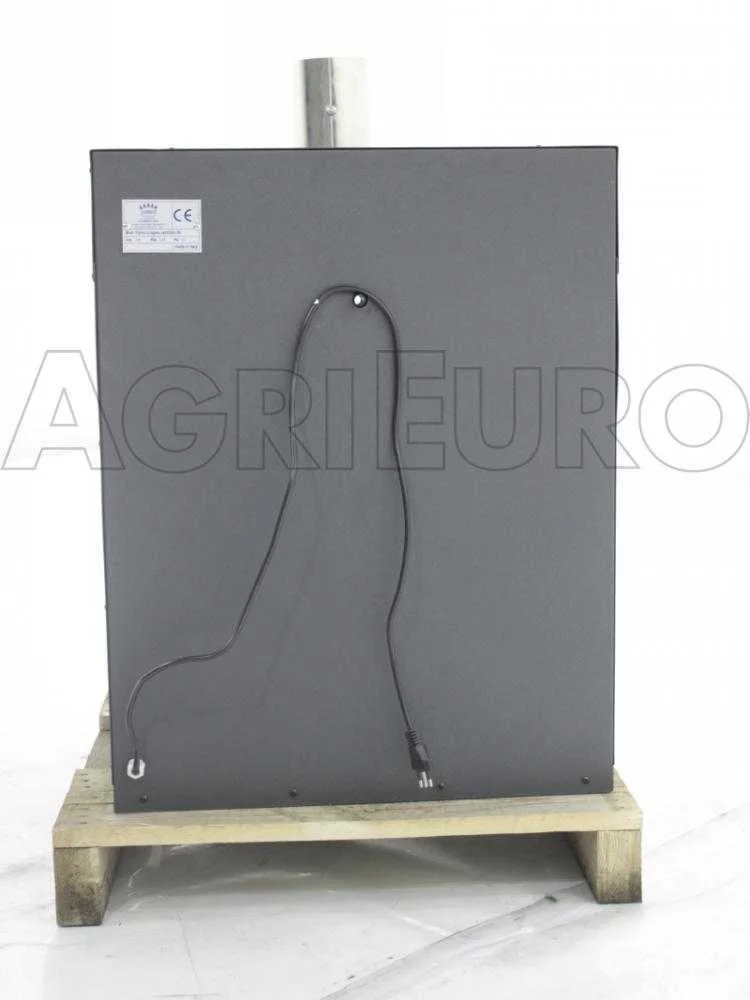 AgriEuro Minimus 50 Mini Inc - Four à bois en acier inox encastrable - 2 étages