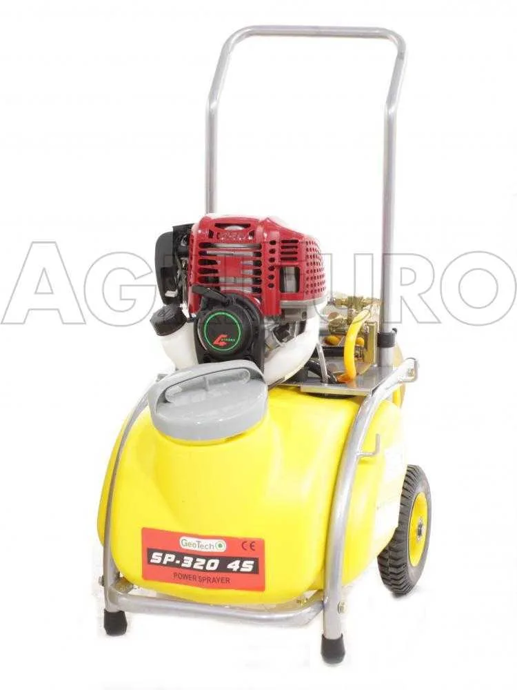 Pompe agricole thermique sur chariot GeoTech SP 320 4S ALU - 4 temps à essence