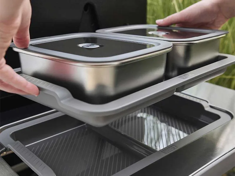 Ensemble de 2 plateaux de service Weber Works