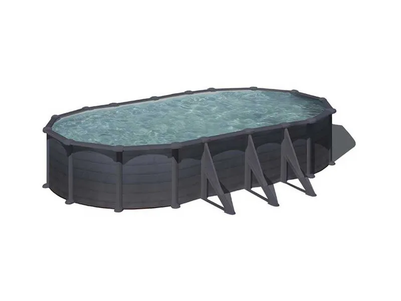 Gre Granada Ovale 730x375x132cm - Piscine hors-sol en acier