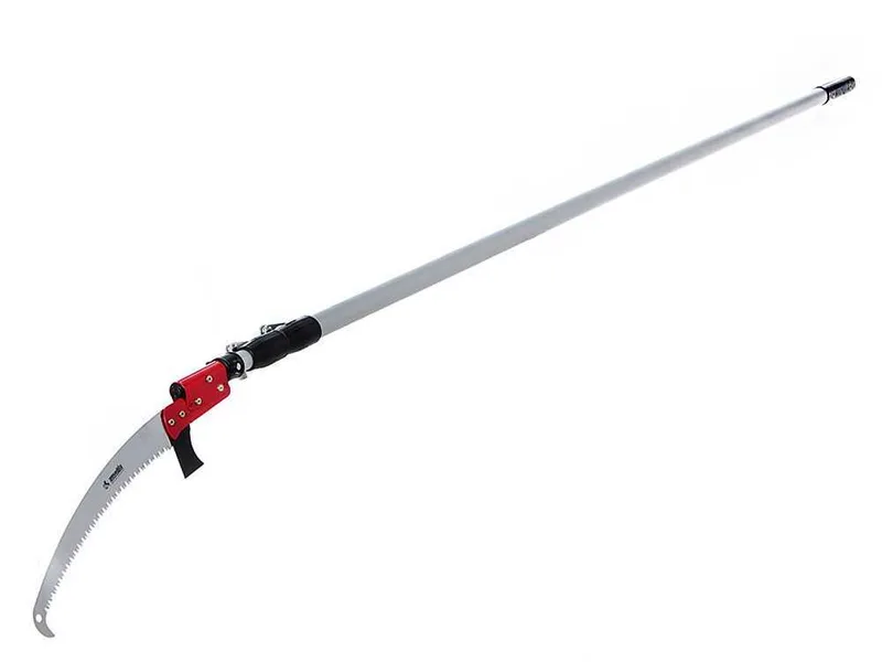Scie de jardin Ausonia sur perche de rallonge télescopique en aluminium de 6 mètres - scie de 35 cm