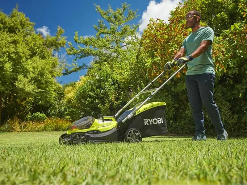 Ryobi RY18LMX37A-0 - Tondeuse à gazon à batterie 18V