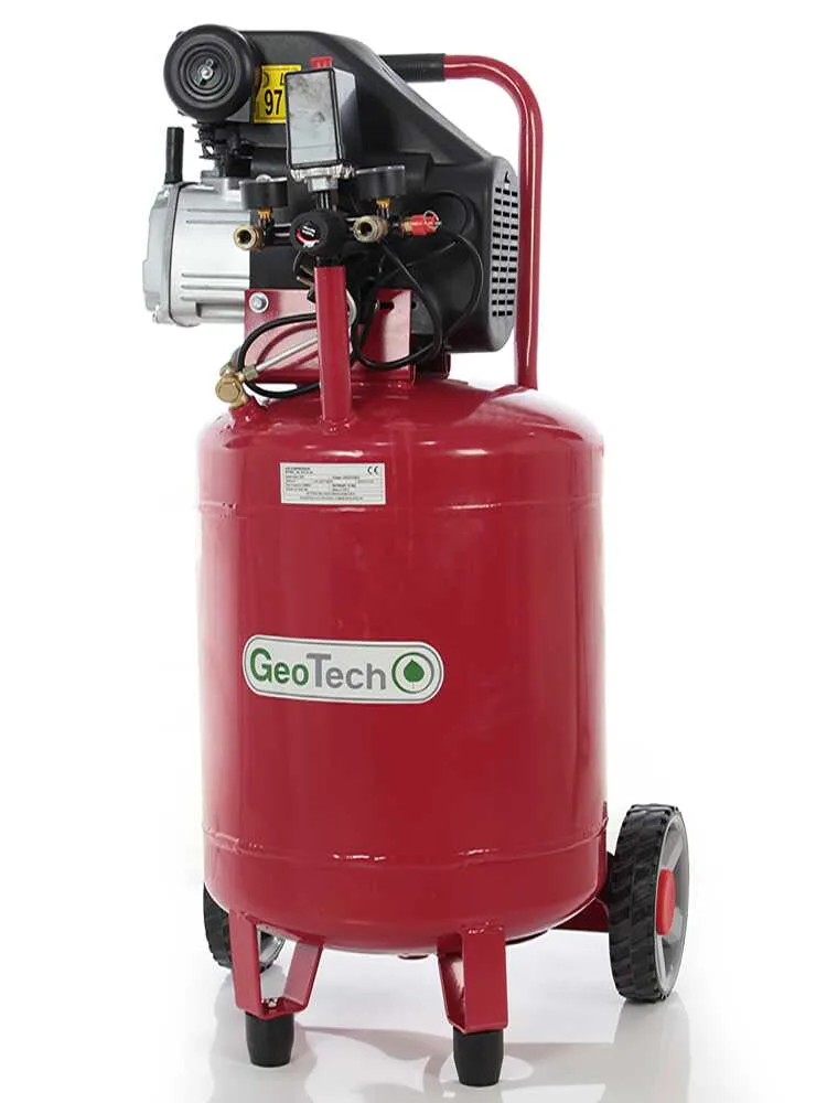 GeoTech AC50V-8-20 - Compresseur d'air électrique portatif - Moteur 2 CV - 50 L vertical