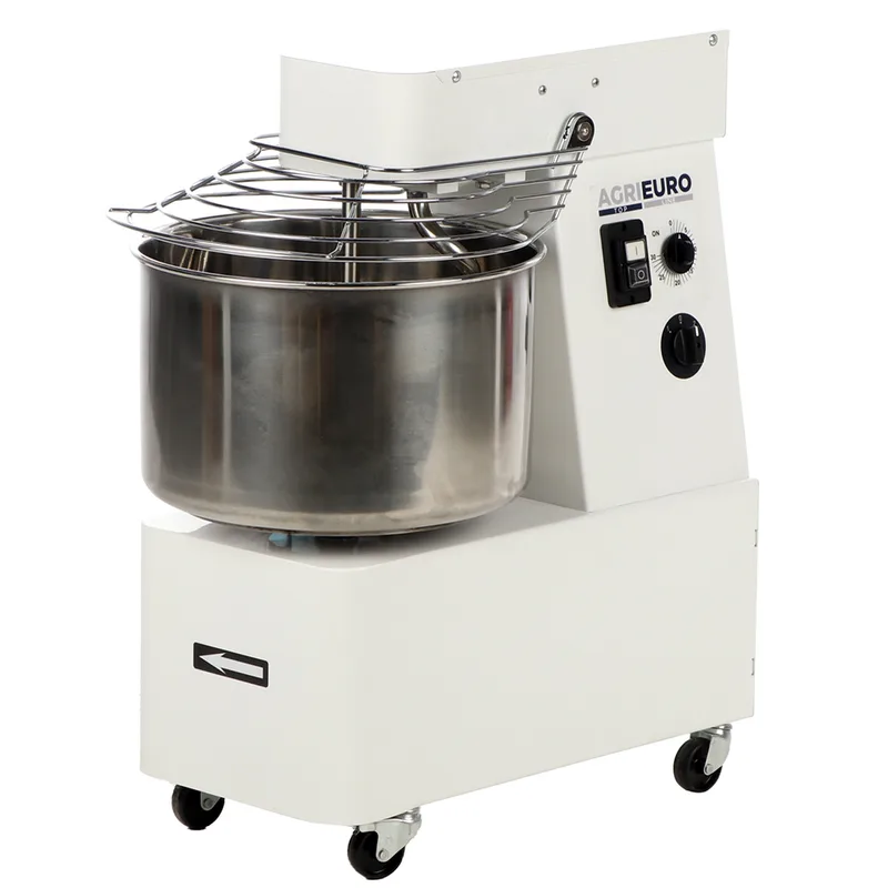 Pétrin à spirale Mixer 1500 H2O - 12 kg triphasé 2 vitesses à haut niveau d'hydratation