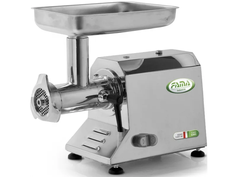 Fama TIK22 UNIKO - Hachoir à viande électrique - Corps et groupe de hachage en acier inox - 230V