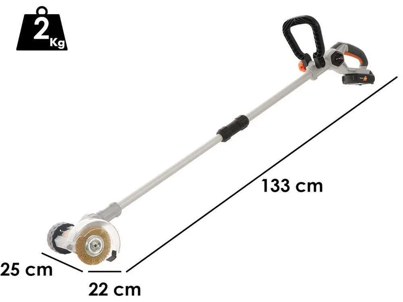 Nettoyeur de joints à batterie BATAVIA - Avec batterie 18V/ 2ah - deux brosses