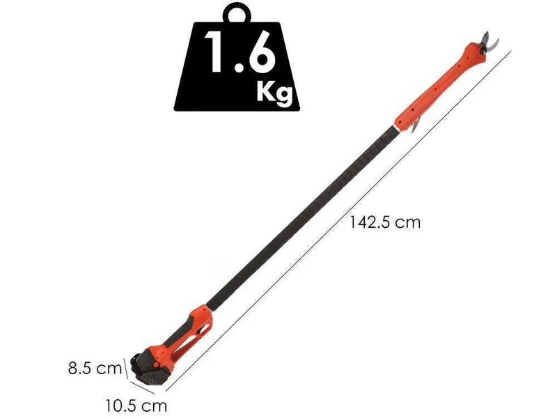 Stocker Magma E-140 TR - Sécateur électrique de taille sur perche - 21.6V - Diamètre de coupe 25 mm - sans batterie