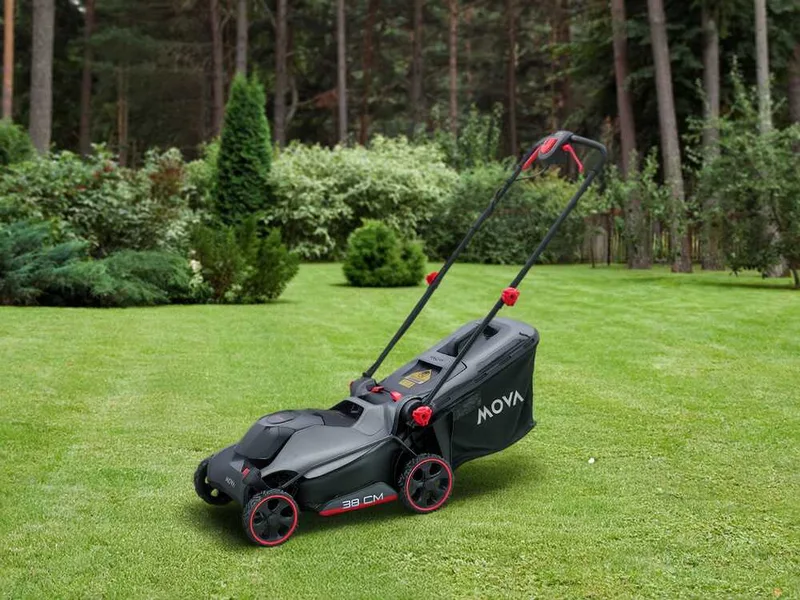 MOVA GL415 - Tondeuse à gazon à batterie - 40 V 4 Ah - Coupe 38 cm