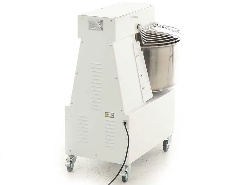 Pétrin à spirale professionnel Seven Italy GH 40 - 230 V - Avec roues et Minuterie