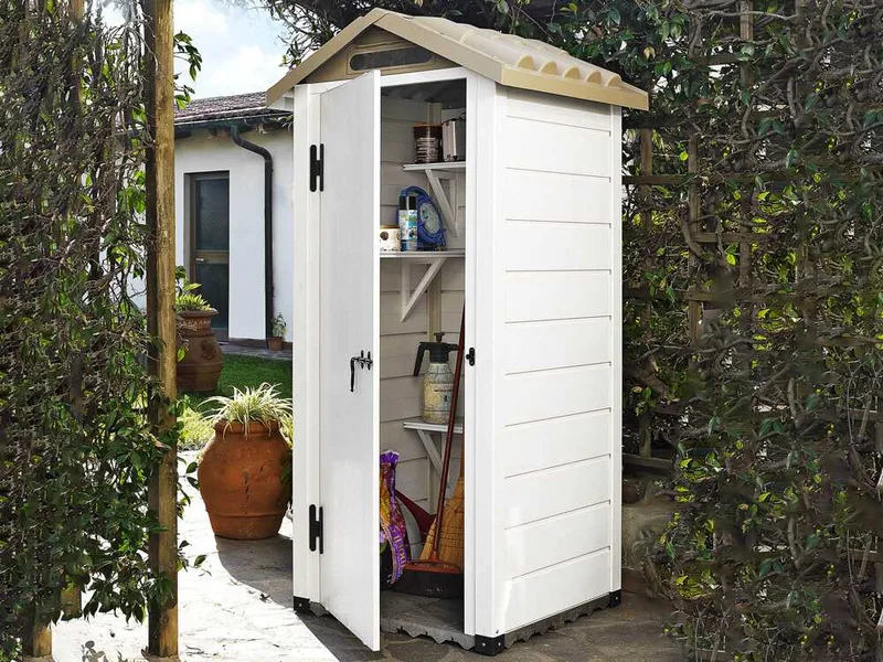 Garofalo Tuscany 80 - Abri de jardin - 82,5 x 82,5 x 203 cm