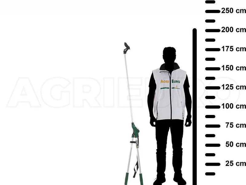 GeoTech FGP-180 - Coupe-branches sur longue perche de rallonge