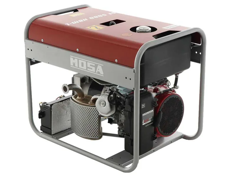 Mosa ge 5000 hbm-l avr eas - Groupe électrogène à essence avec avr 4.4 kW - Continu 3.6 kW Monophasé + ats - Moteur Honda iGX270