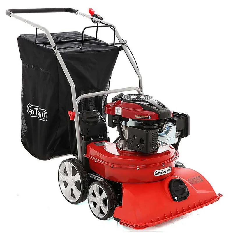 GeoTech LV 450 - Aspirateur à feuilles thermique à roues - Loncin 159 cc