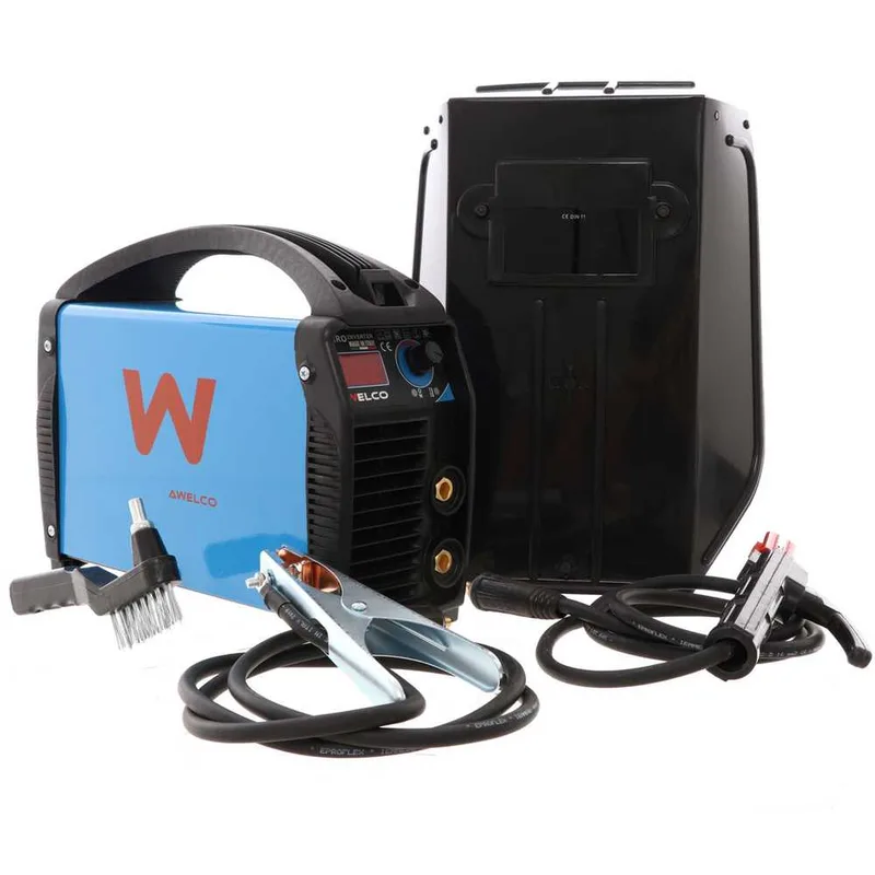 Poste à souder inverter à électrode MMA Awelco MIKRO 184 - 160A - 230V @160A - valise/kit
